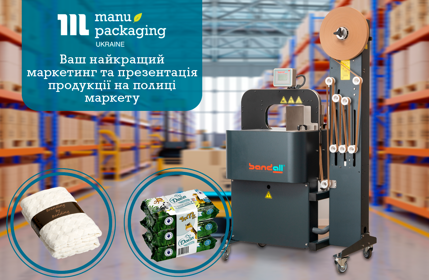 Ваш найкращий маркетинг та презентація продукції на полиці маркету. Екопакування з BandAll та досвід українських виробництв