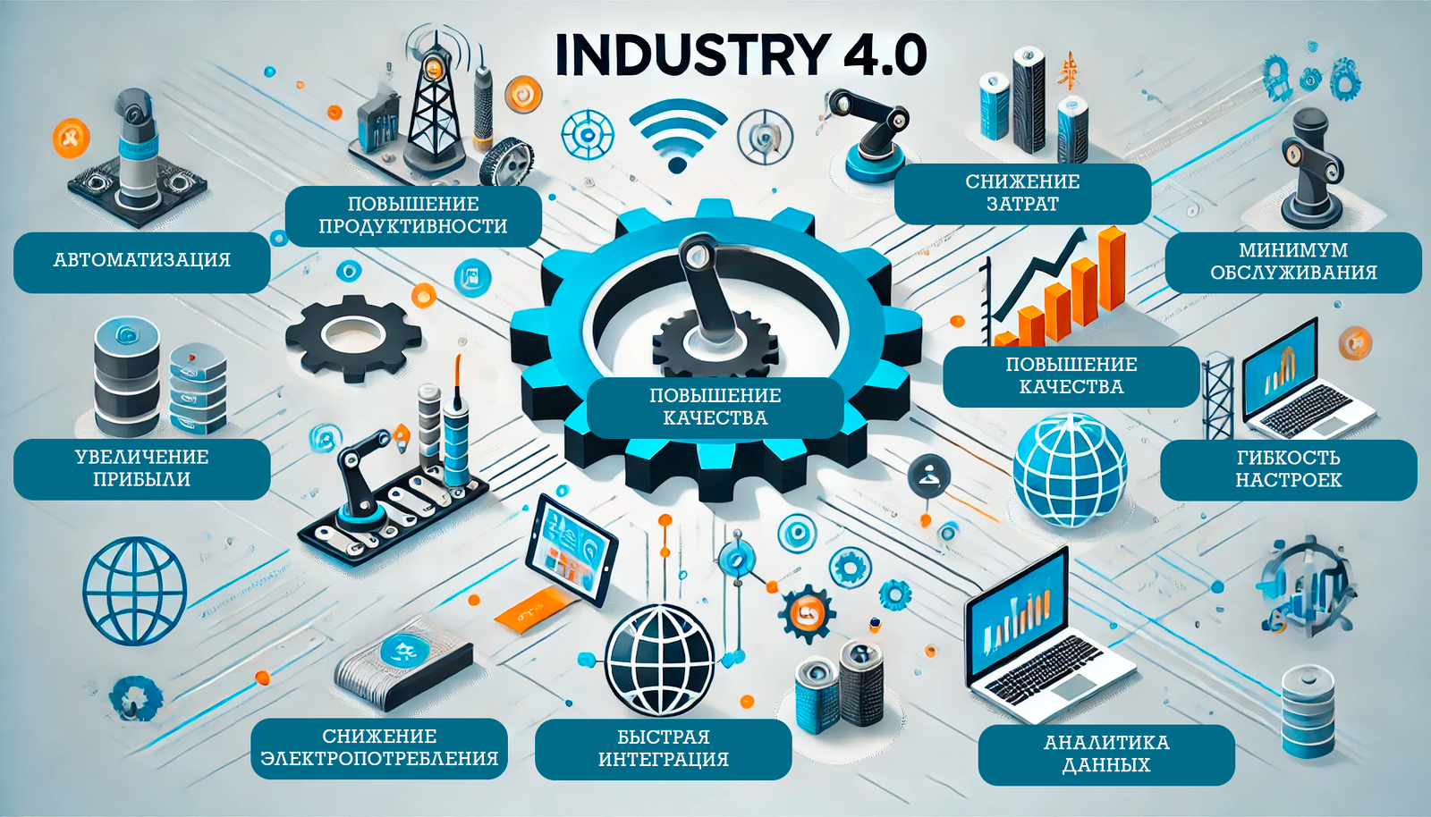 Преимущества концепции Industry 4.0 Преимущества концепции Industry 4.0