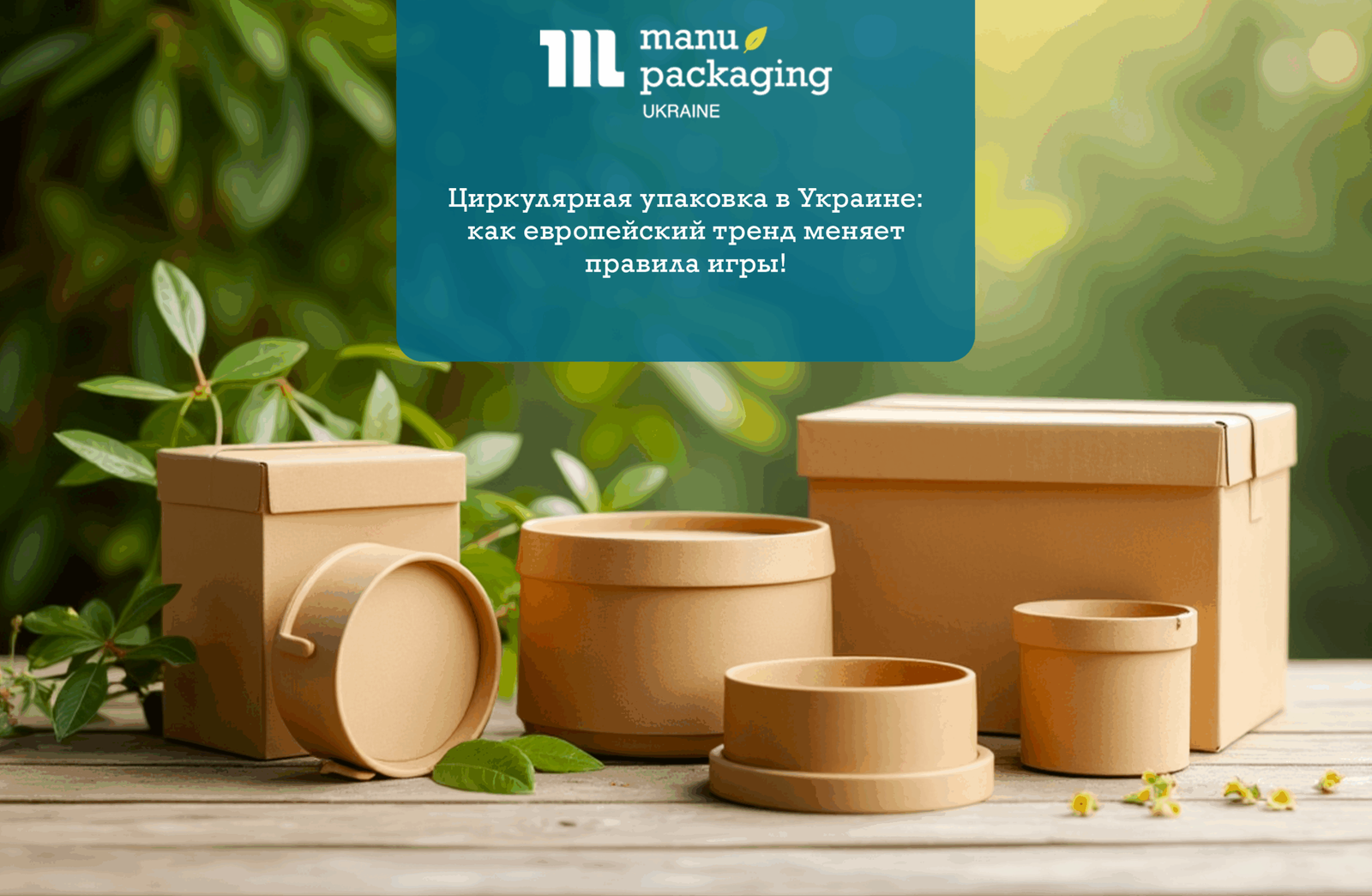 Циркулярная упаковка в Украине: как европейский тренд меняет правила игры!